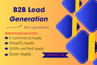 do solar quality targeted  shopify b2b lead generation