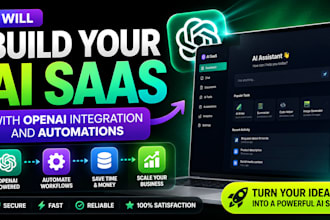 build your ai saas with openai integration and automations