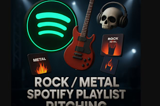 rock metal spotify playlisting pitching