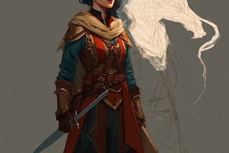 draw your d and d character and oc