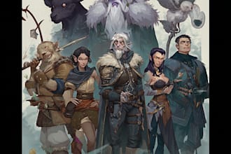 draw your dnd party
