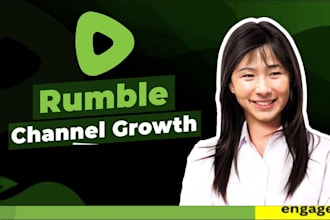 do fast organic rumble channel promotion for monetization