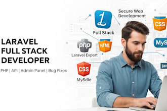 be your expert PHP laravel full stack web developer