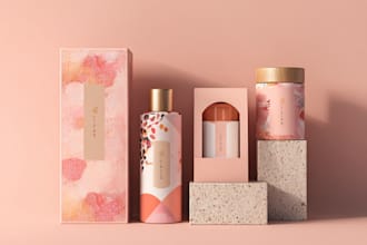 draw professional product packaging