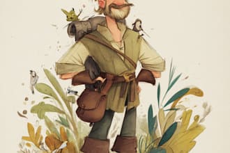 do character and creature art illustration