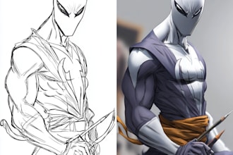 draw your superhero character