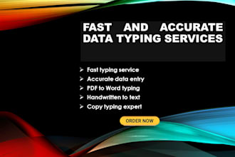 retype scanned or handwritten files