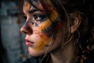 draw or paint artistic portrait of you