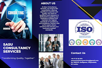 prepare iso 9001, 14001, 17025 45001 etc documentation for you