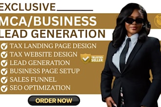 build business loan website business loan leads business loan mca website mca