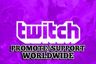 do superb usa twitch channel promotion to gain live views with followers