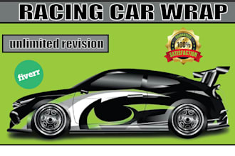 do a racing car wrap