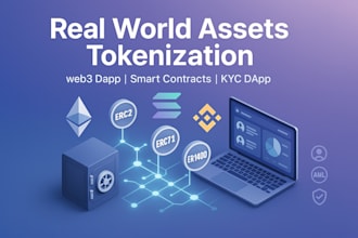 develop real world asset tokenization on blockchain rwa with smart contract web3