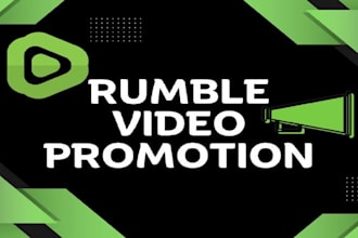 market your rumble channel to increase growth and views