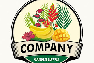 design a fresh and vibrant fruits logo for your brand