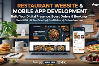 develop a restaurant website and food delivery app system