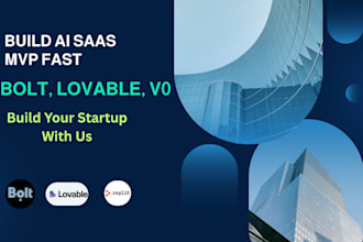 build ai saas mvp web application using boltnew ai, lovable and supabase