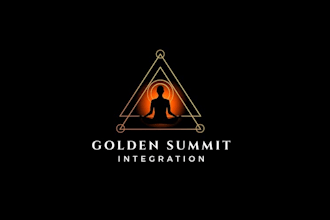 design psychedelic integration coach logo