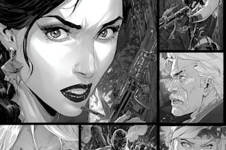draw graphic novel comic book artist