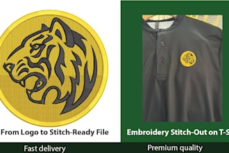 professional embroidery digitizing fast and accurate dst emb