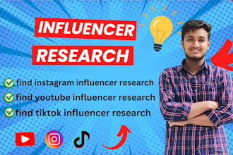 research instagram, youtube influencers for your brand