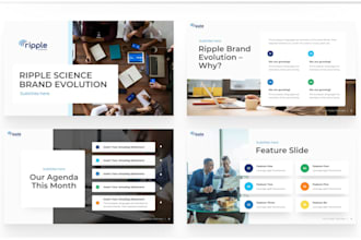 design a powerpoint presentation and sales pitch deck template in 22 hours