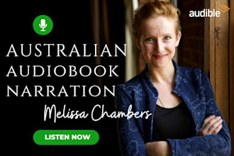 narrate an intelligent female australian accent audiobook