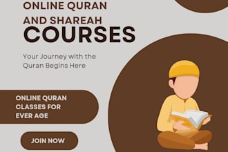 provide quran tajweed classes and teach fiqh, hadith and dua