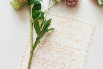 handwritten custom letters, notes, and messages for love or business with care