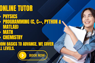 be your python tutor, cpp tutor, math tutor and matlab programming tutor