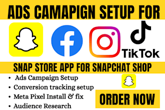 create snap store app for snapchat shop facebook snapchat tiktok shop ads setup
