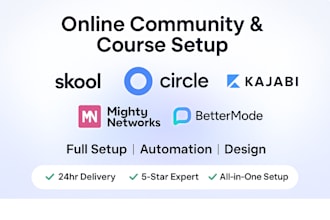 setup circle so community mighty networks ghl online course skool community