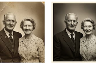 enhance and upscale low res photos to HD quality fast
