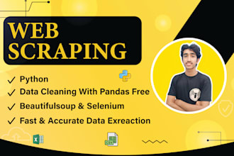 accurate data scraping with python selenium and bs4