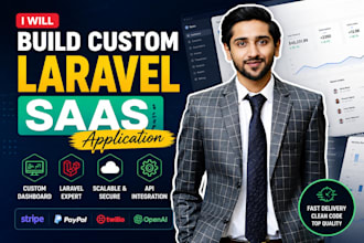 build custom laravel saas application