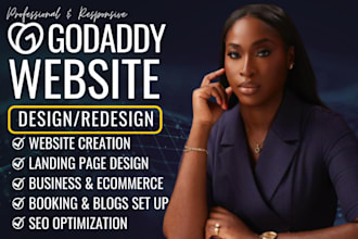develop godaddy website design godaddy website redesign godaddy website design