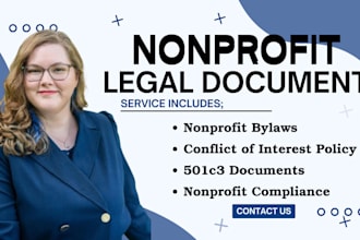 draft nonprofit bylaws and conflict of interest policy for irs compliance
