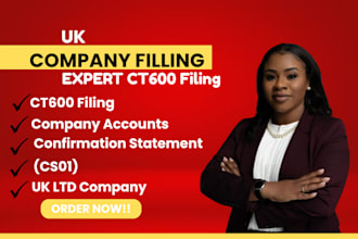 file ct600, company accounts, and cs01 for your UK company