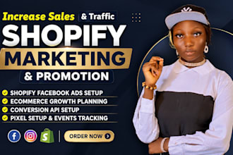 do shopify marketing, ecommerce marketing and promotion to boost shopify sales