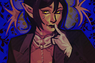 create illustration in sketch style