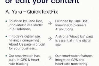 rewrite and edit your content fast