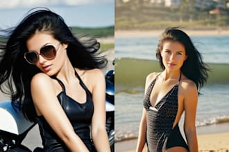 create custom ai influencer, comfyui workflow instagram favue ai onlyfans model
