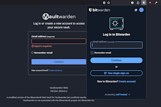 deploy a bitwarden compatible password manager