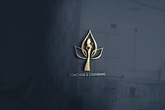 design coaching, counselling and wellness logo