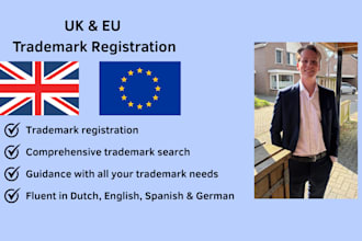 represent you in the UK or eu for a trademark