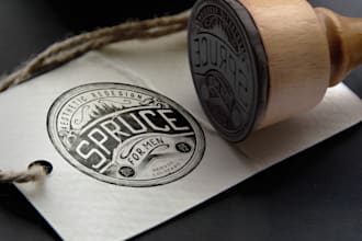 do creative badge, circle, stamp, seal and emblem logo