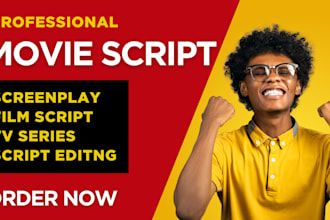 write a compelling movie script, screenplay or horror or tv script that sells