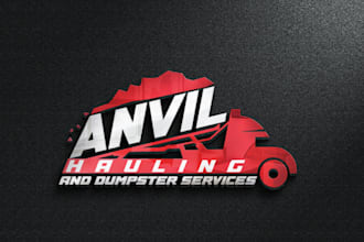 make junk removal logo with copyright