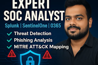 be your expert soc analyst for threat detection and incident response