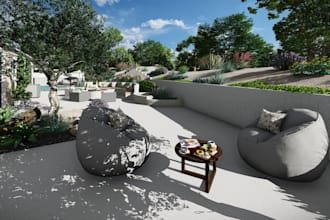 design your landscape, patio, deck, pool,hardscape in high quality realistic 3d